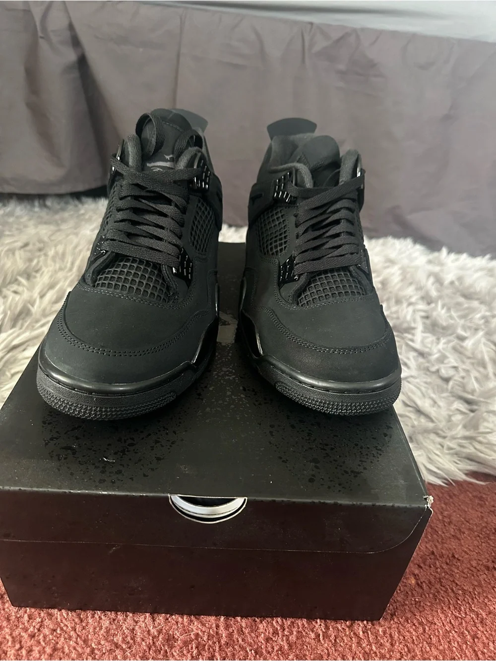 Jordan Retro 4 Men's Sneakers - Black cat